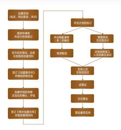 餐饮加盟项目流程管理表