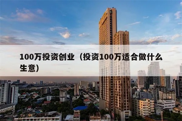 100万加盟什么项目最好？