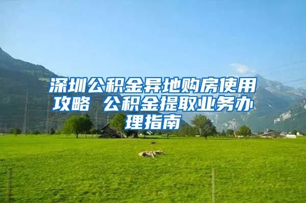 深圳公积金异地取现，方便快捷的金融服务