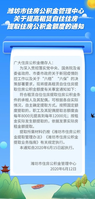 潍坊公积金取现政策最新解读