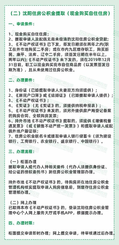 沈阳住房公积金租房取现政策解读与操作指南