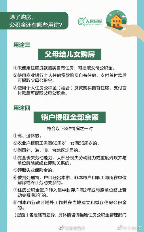 公积金取现条件新规，政策调整与解读