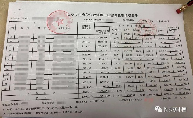 长沙公积金取现额度详解