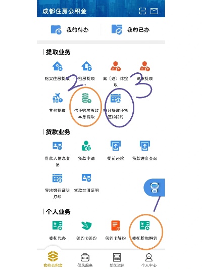 成都住房公积金提现指南，一步步教你如何操作