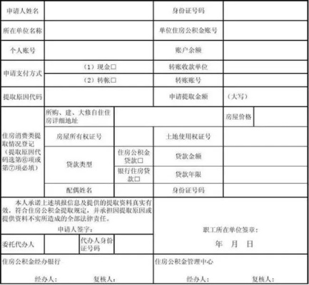 公积金取现要什么证件材料