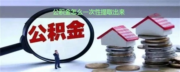 公积金提取大揭秘，如何一次性取现？附详细步骤及注意事项