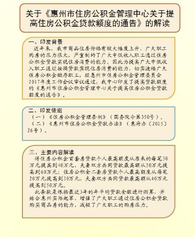 惠州市公积金取现政策规定