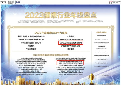 上榜医药品牌—— 健康守护的先锋力量