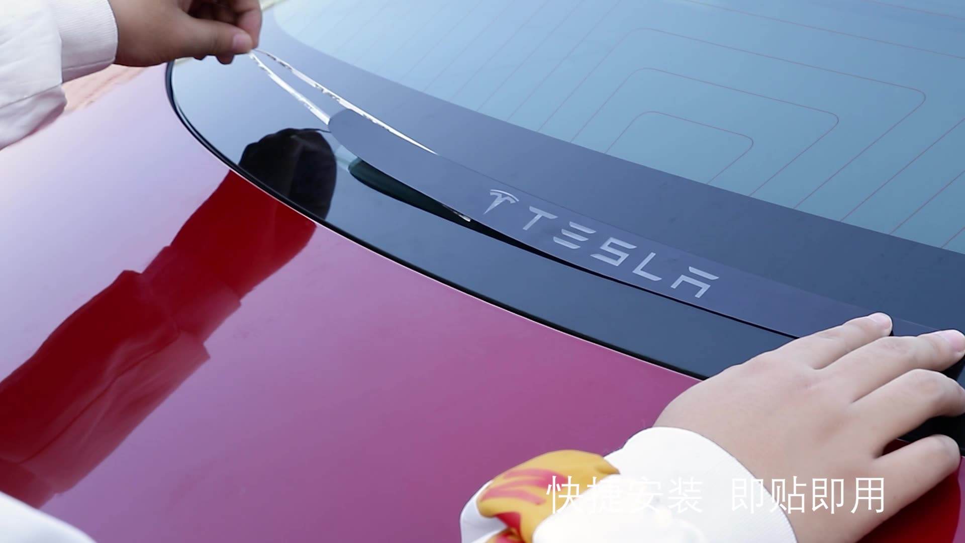 model3刹车灯单边 特斯拉model 3刹车灯