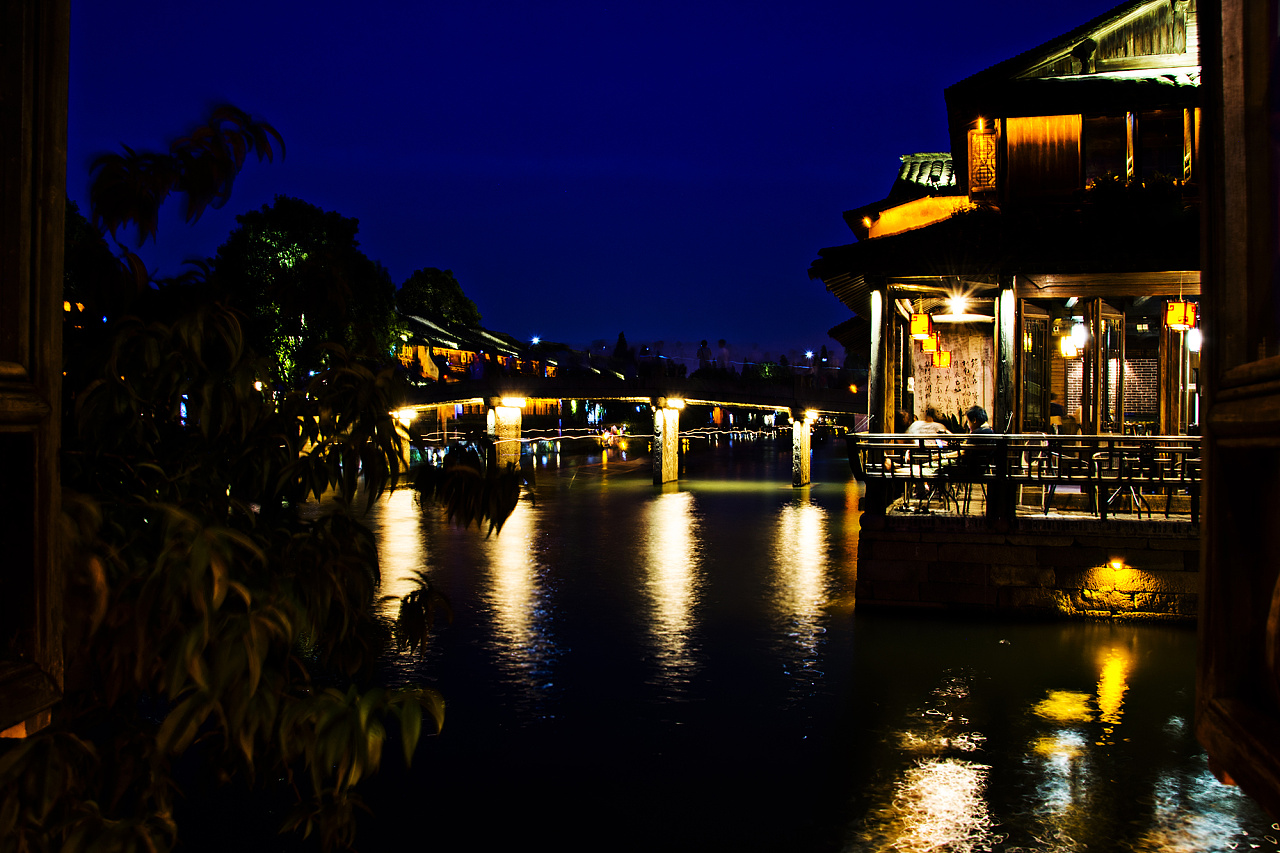 杭州夜景西溪湿地图片 杭州夜景西溪湿地图片高清