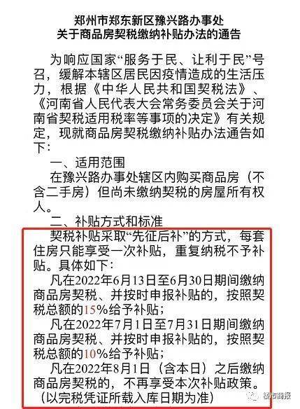 涿州市首套房契税政策最新 涿州市首套房契税政策最新规定