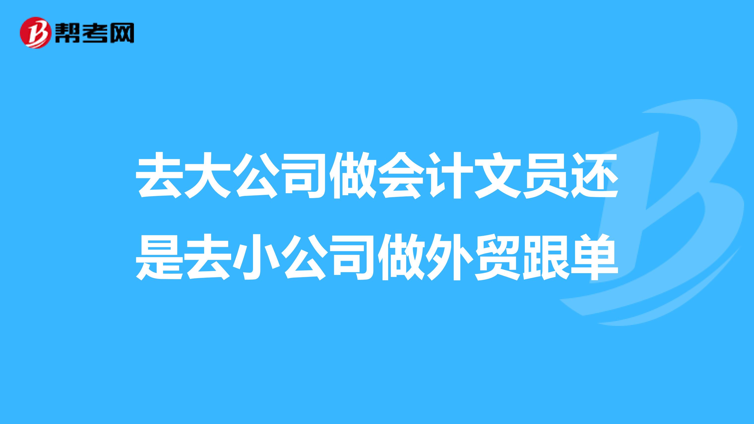 外贸公司的会计是做什么的 外贸公司的会计是做什么的工作