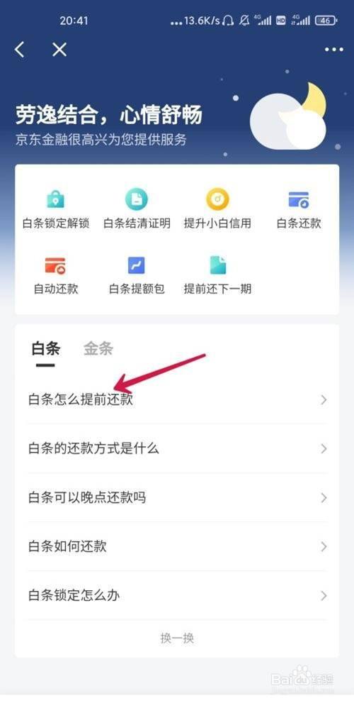 京东白条怎么推后还款金额 京东白条怎么推迟到下月还款