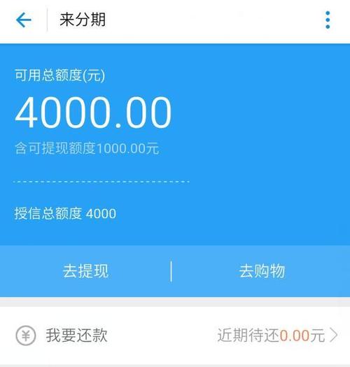 来分期还款后变成购物额度 来分期商城有额度为什么分期不了