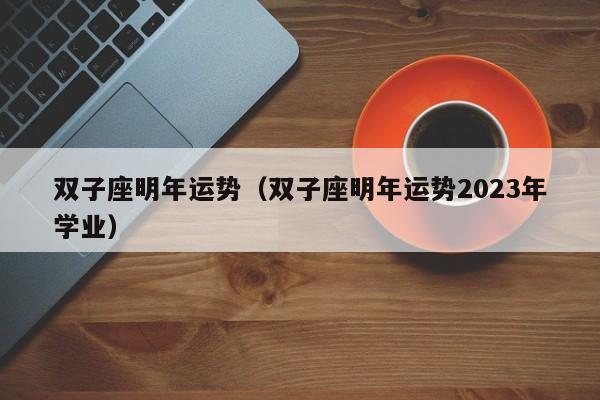 双子座明年运势（双子座明年运势2023年学业）