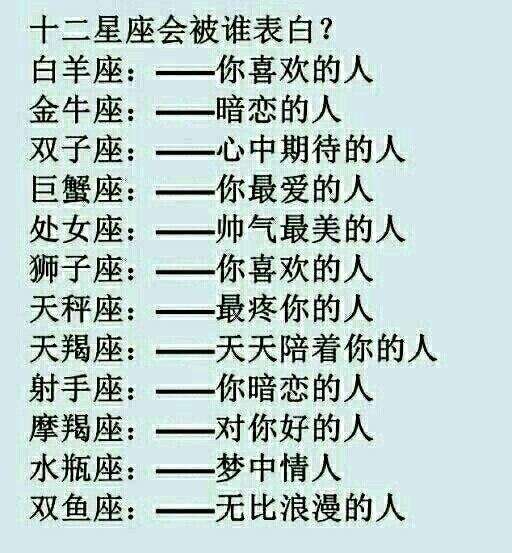 白羊座女生喜欢一个人的表现(白羊座喜欢一个女孩的表现)