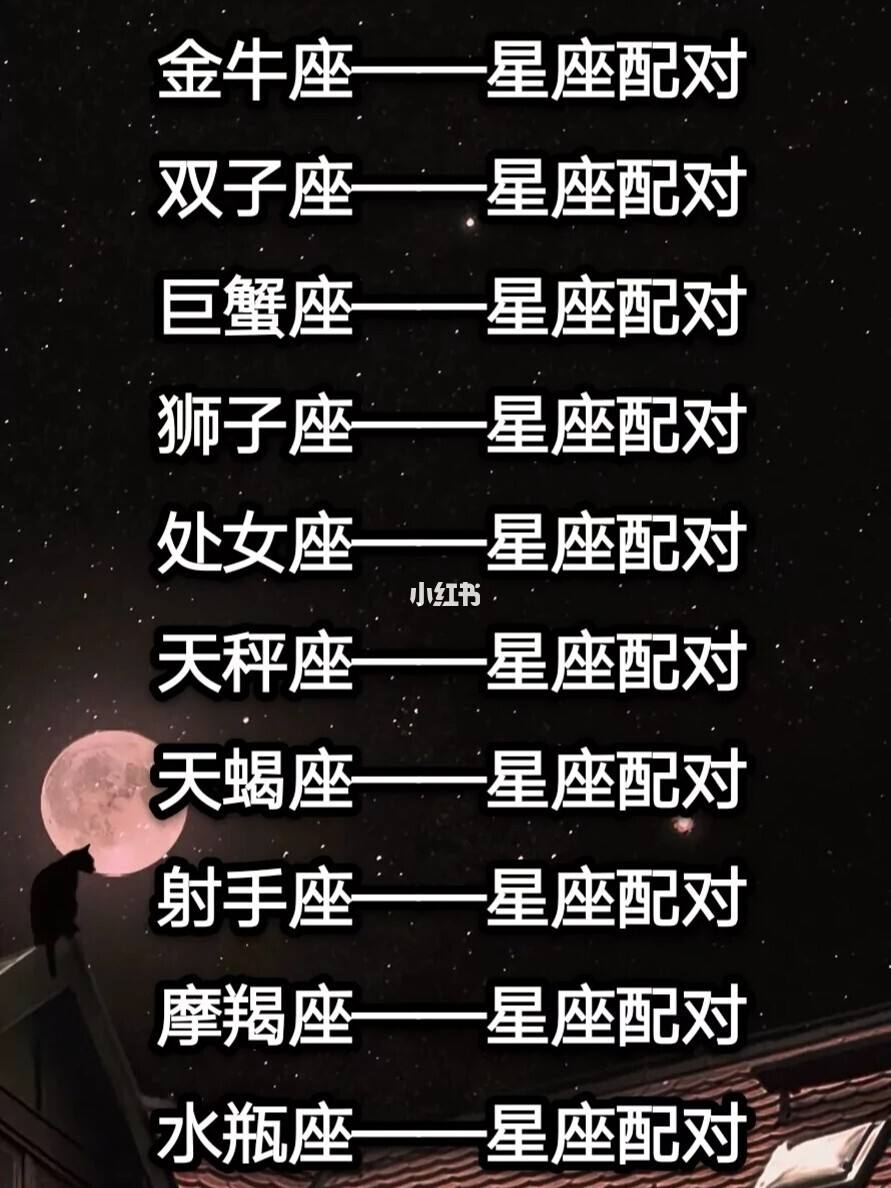 十二星座配对指数大全(十二星座配对指数查询表)