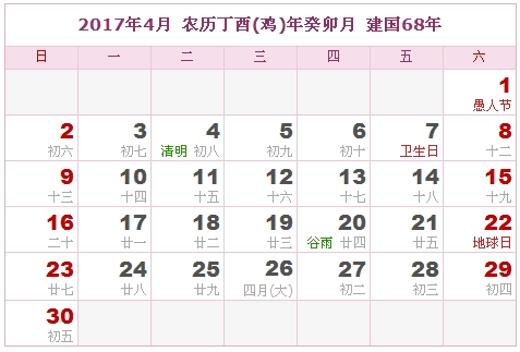 农历2017年5月运势(农历2017年5月运势查询)