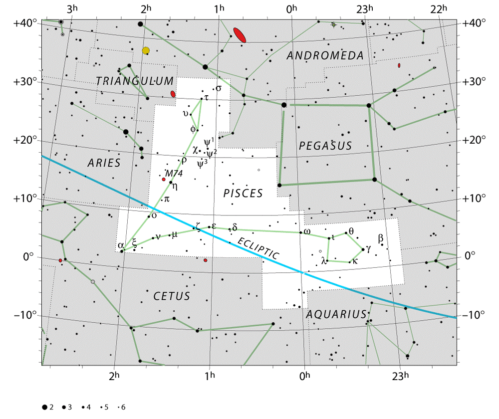 夏季天空常见星座对照图(冬季天空星座名称及对照图)