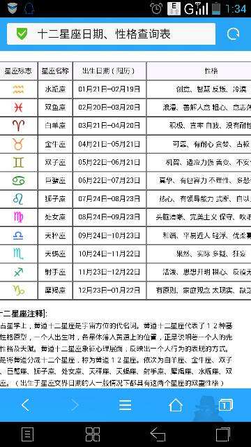 农历换算阳历查询星座(农历转换公历星座查询表)