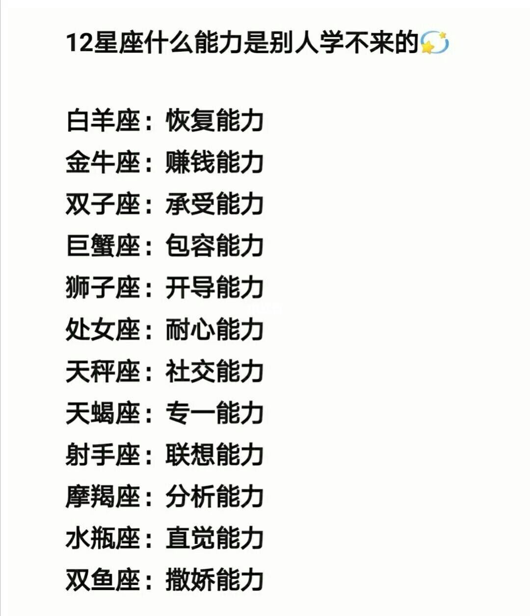 星座月份表12星座性格(12星座对应的月份和性格)