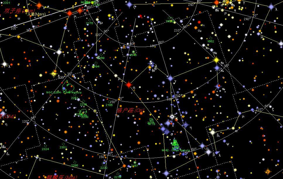 88个星座全图(88个星座的星座图)