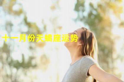 天蝎2015年十一月运势(天蝎2015年十一月运势女)