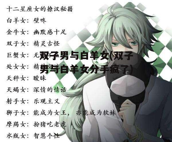 双子男与白羊女(双子男与白羊女分手疯了)