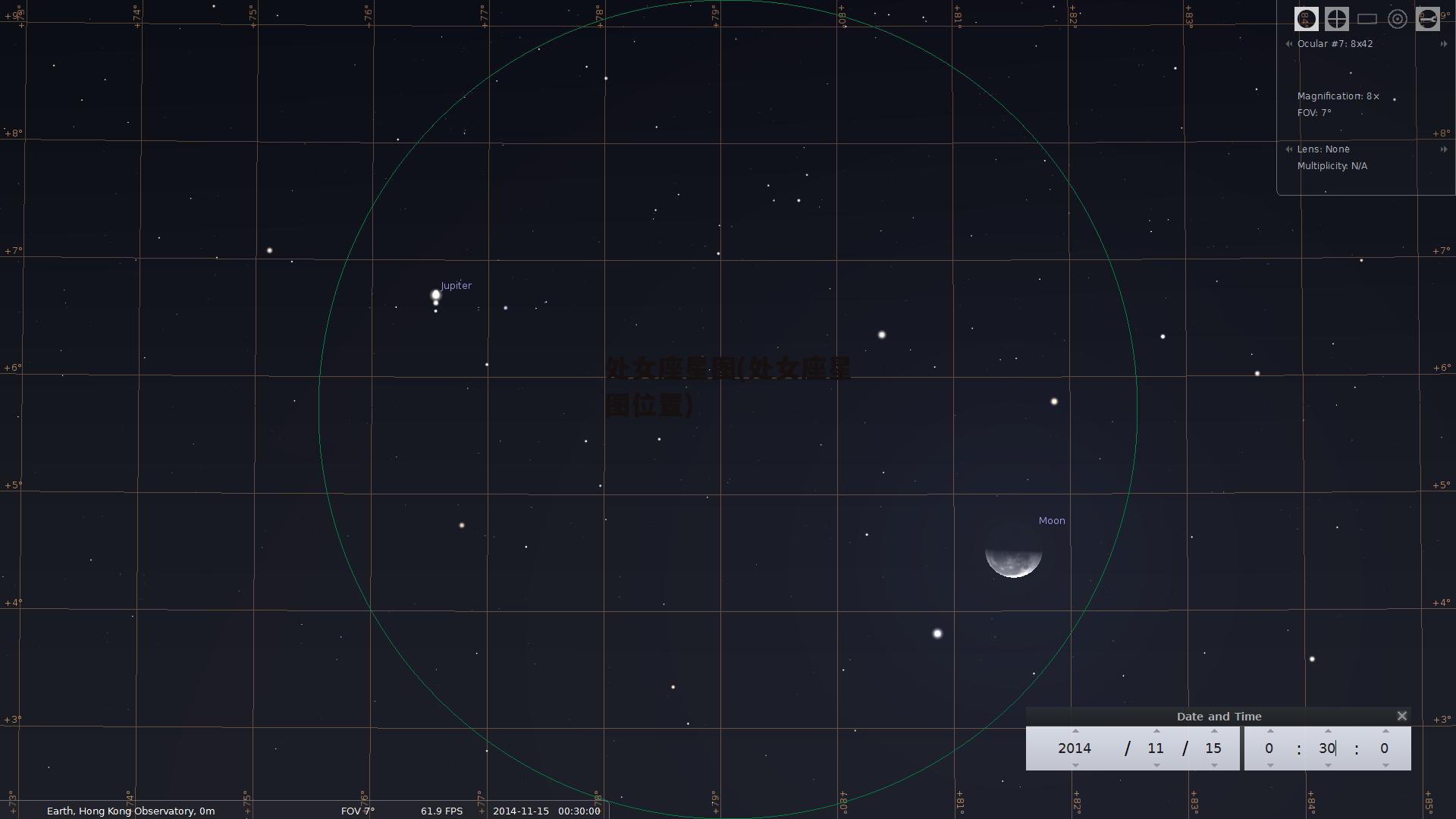 处女座星图(处女座星图位置)