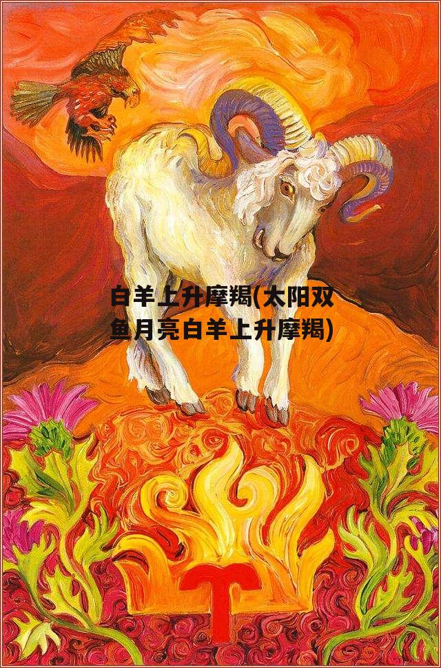 白羊上升摩羯(太阳双鱼月亮白羊上升摩羯)