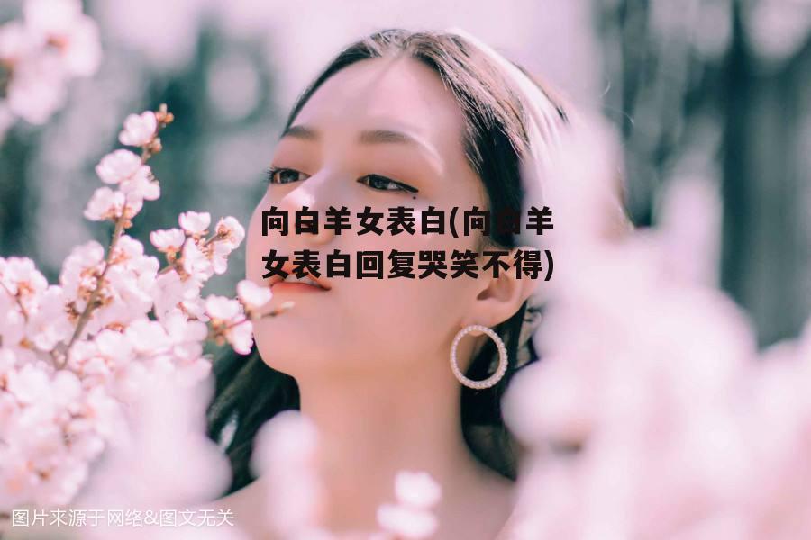 向白羊女表白(向白羊女表白回复哭笑不得)